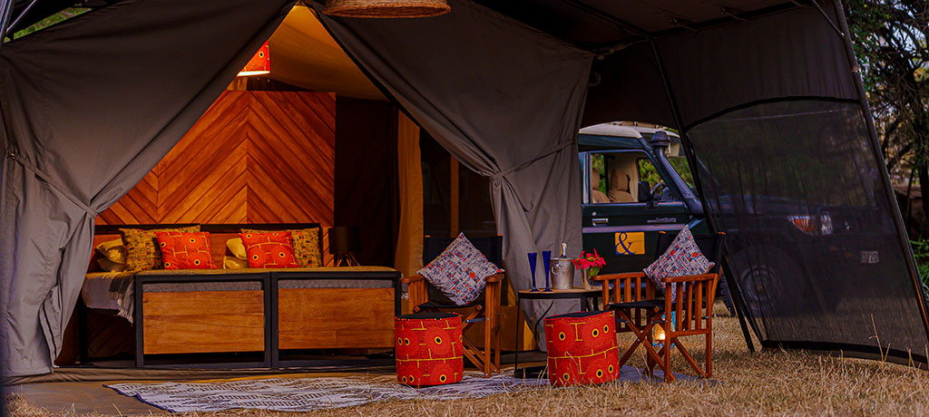 Africa Kenya Masai Mara A&K Tented Camp Luxury Tent 