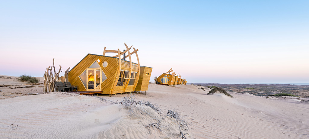 Africa Namiba Skeleton Coast Shipwreck Lodge exterior 