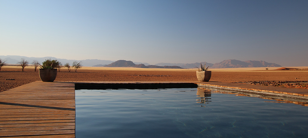 Africa Namibia Kwessi Dunes pool