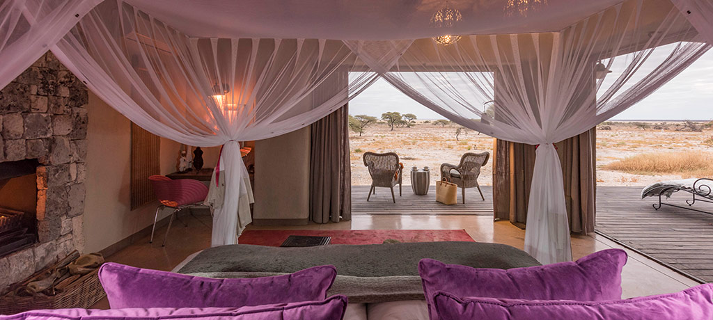 Africa Namibia Onguma Game Reserve Onguma The Fort Bush Suite