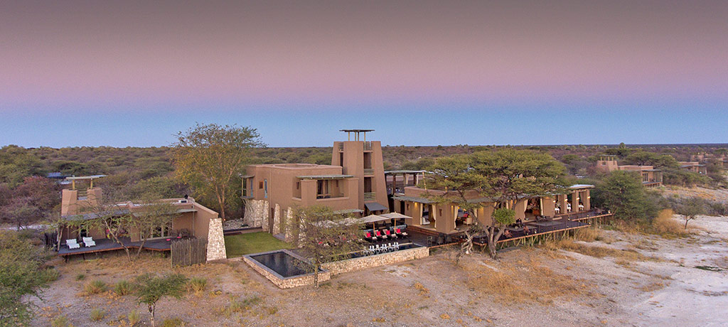 Africa Namibia Onguma Game Reserve Onguma The Fort exterior