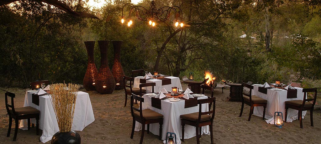 Africa South Africa Sabi Sand Game Reserve Sabi Sabi Little Bush Camp Dining