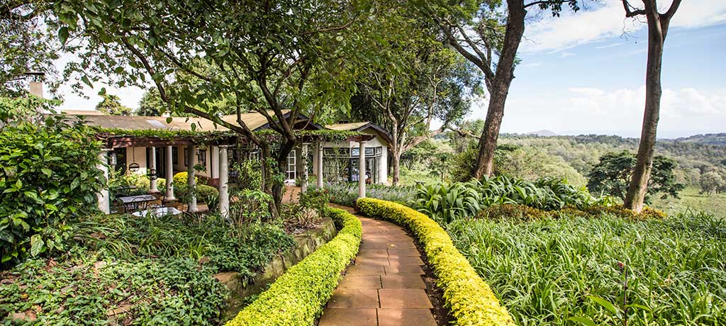 africa tanzania ngorongoro crater gibbs farm restaurant exterior