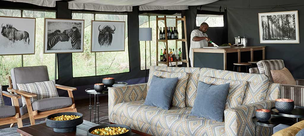 africa tanzania ngorongoro sanctuary ngorongoro crater camp bar