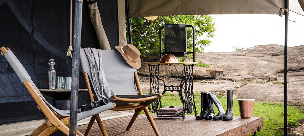 Africa Tanzania Serengeti National Park Sanctuary Kichakani Serengeti Camp Terrace