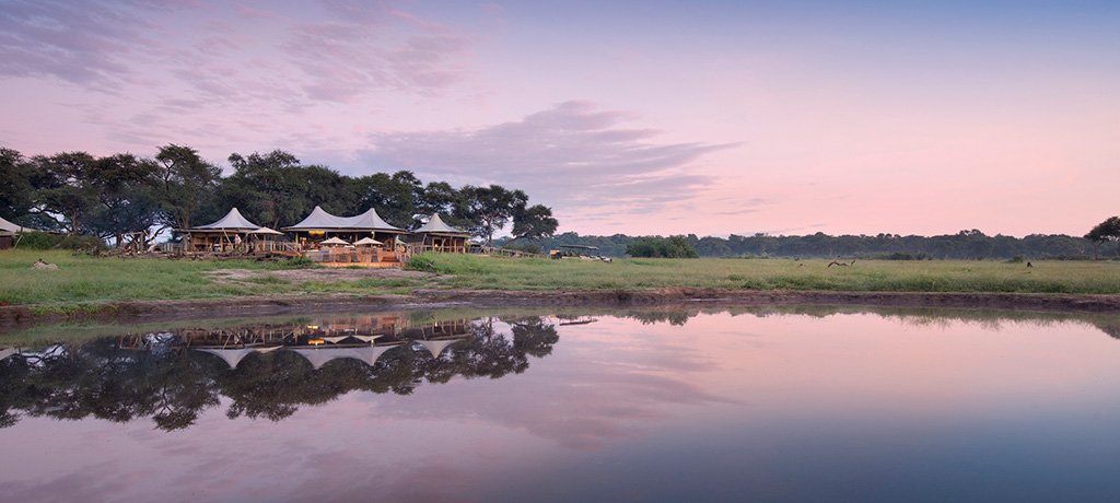 africa zimbabwe hwange national park somalisa camp exterior overview