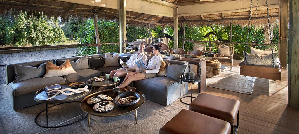 Africa Zimbabwe Mana Pools Nyamatusi Camp lounge