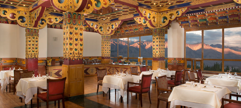 India The Grand Dragon Ladakh dining